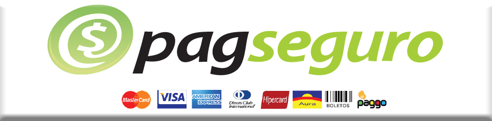 Formas de Pagamento Boleto Bancário Cartão de Crédito e Débito Aceitamos todas as Bandeiras